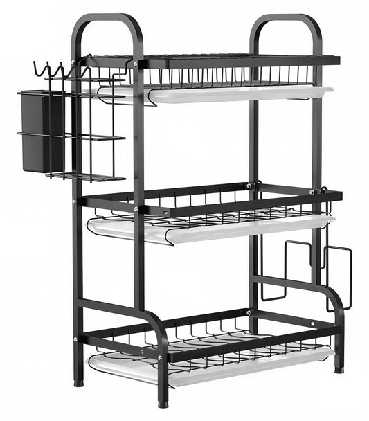 ORGANIZADOR DE LOZA 3 NIVELES METALICO