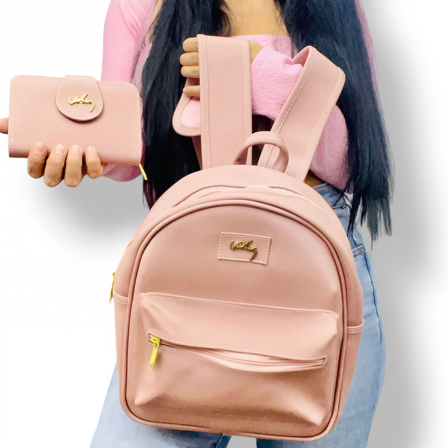 Combo Rose Gold Edition: Morral Urbano + Mini Wallet