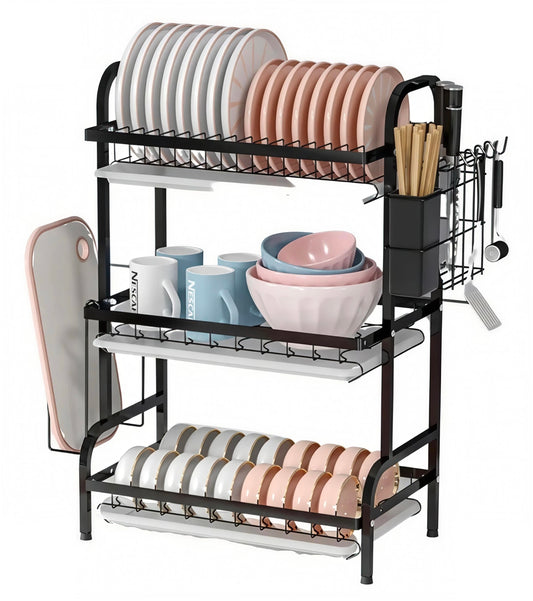 ORGANIZADOR DE LOZA 3 NIVELES METALICO