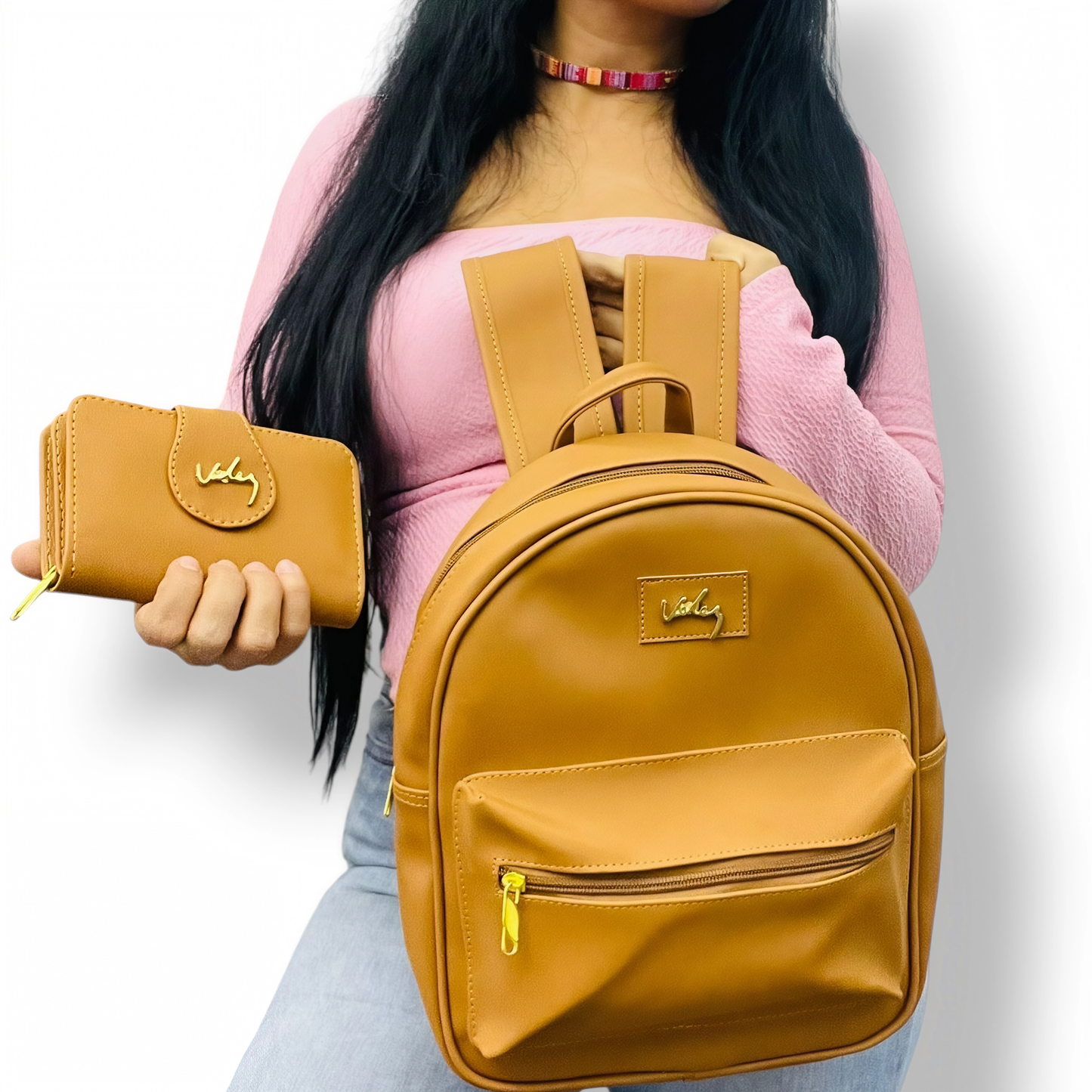 Combo Rose Gold Edition: Morral Urbano + Mini Wallet