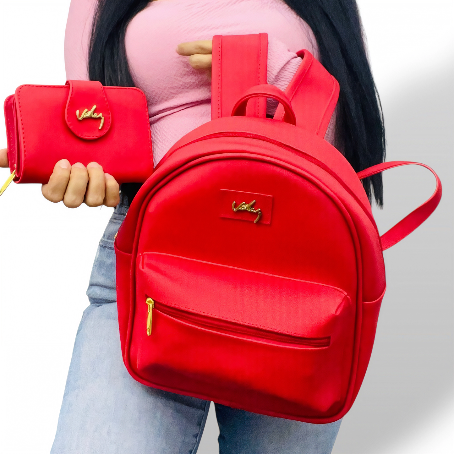 Combo Rose Gold Edition: Morral Urbano + Mini Wallet